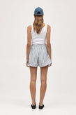 Marle Alisa Short - Cerulean Stripe