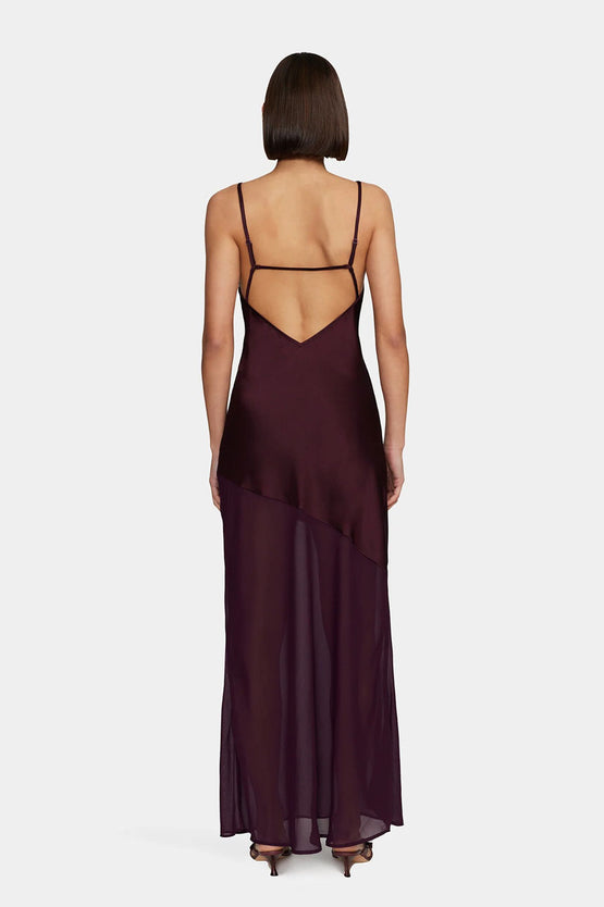 Ownley Alize Midi Dress - Plum