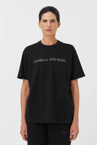 Camilla and Marc Asher Tee - Black/Stone