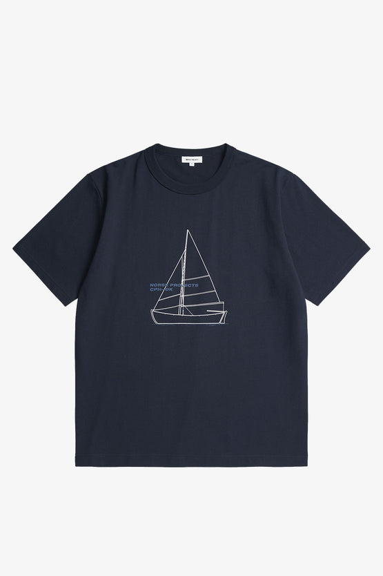 Norse Projects Holger Boat T-Shirt - Navy