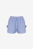 Ruby Raquel Bow Short - Blue Gingham