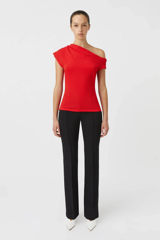 Camilla and Marc Cali Top - Poppy Red