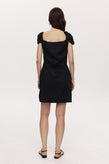 Marle Drew Dress - Black