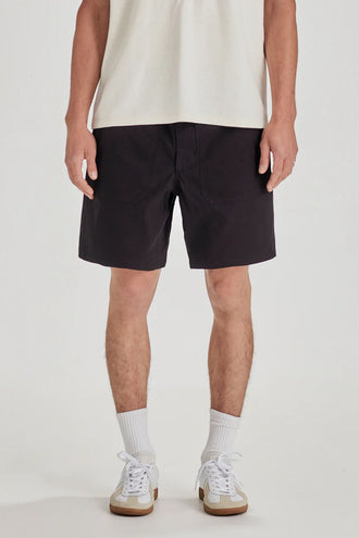 Commoners Drill Utility Shorts - Black