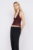 Bec & Bridge Hessie Halter Top - Plum