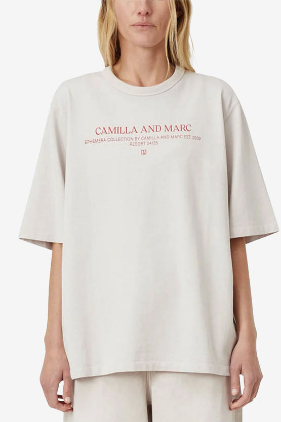 Camilla and Marc Floyd Tee - Lilac Grey