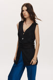 Marle Hari Vest - Black