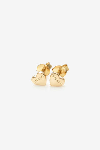 Stolen Girlfriends Club Stolen Heart Earrings - 18k Gold