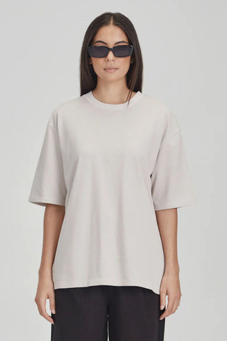 Commoners Heavy Longline Tee - Pumice