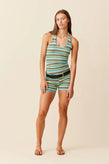 Ruby Marla Halter Top - Horizon Stripe