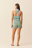 Ruby Marla Halter Top - Horizon Stripe