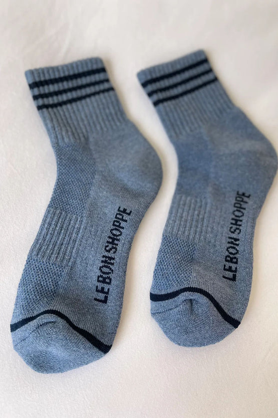 Le Bon Shoppe Girlfriend Socks - Indigo