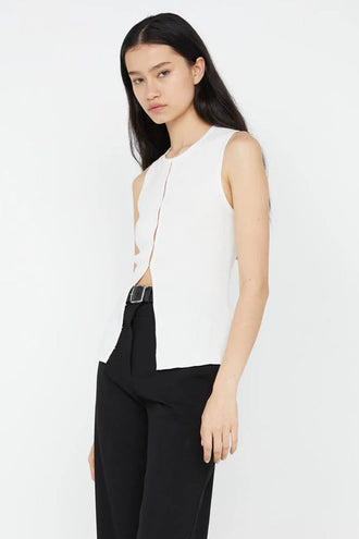 Bec & Bridge Keke Knit Top - Ivory