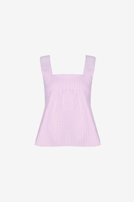 Ruby Margie Tie-Back Top - Lilac