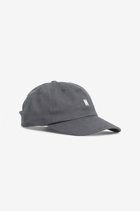 Norse Projects Twill Sports Cap - Magnet Grey