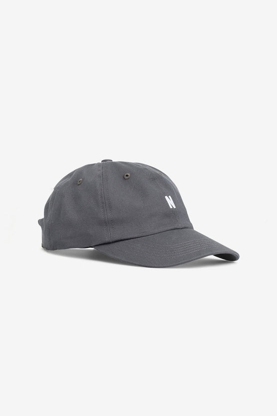 Norse Projects Twill Sports Cap - Magnet Grey