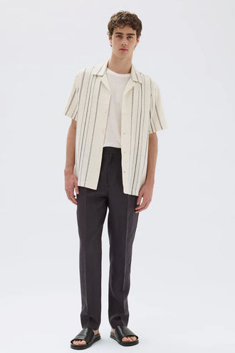 Assembly Matera SS Shirt - Cream/Black