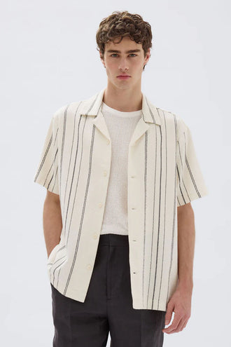 Assembly Matera SS Shirt - Cream/Black