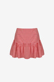 Ruby Trulli Mini Skirt - Red Gingham