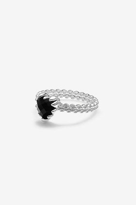 Stolen Girlfriends Club Mini Claw Ring - Onyx