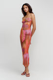 Ownley Miro Midi Dress - Rainbow Blur