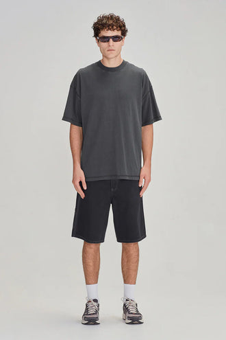 Commoners Mens Oversized Tee - Vintage Grey