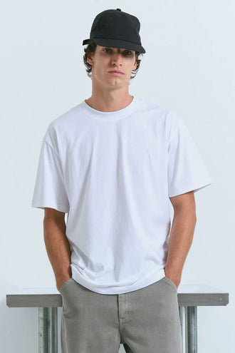 Commoners Mens Oversized Tee - White