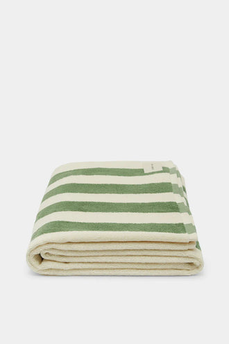 Assembly Cotton Stripe Beach Towel - Pandan