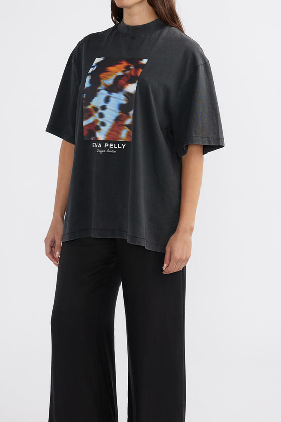 Ena Pelly Papillon Tee - Vintage Black