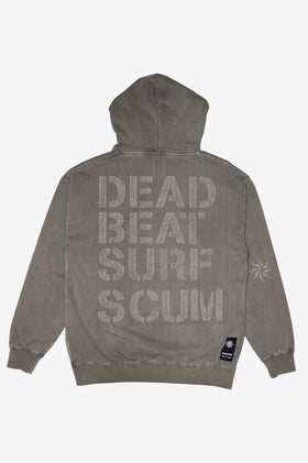 Beach Brains Dead Beat Hood - Khaki