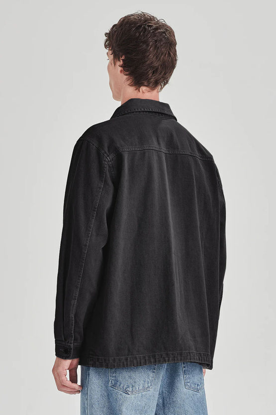 Commoners Utility Shacket - Vintage Black
