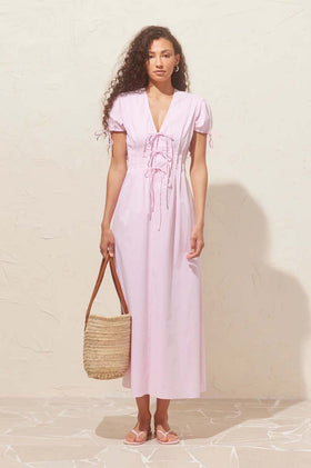 Ruby Simona Shirt Dress - Soft Pink