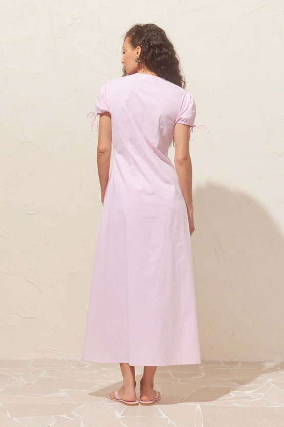 Ruby Simona Shirt Dress - Soft Pink