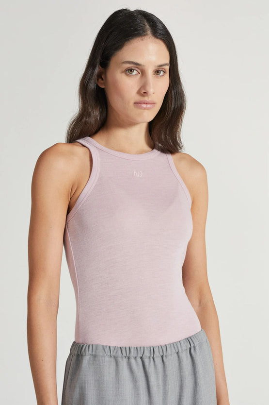 Friends With Frank Merino Tank - Mauve