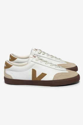 Veja Volley Leather - White Tent Bark