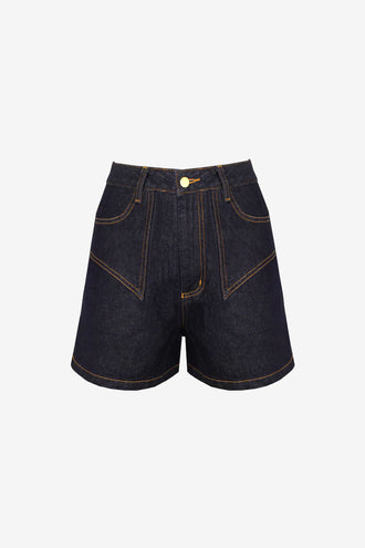 Ruby Clover Denim Short - Unwashed