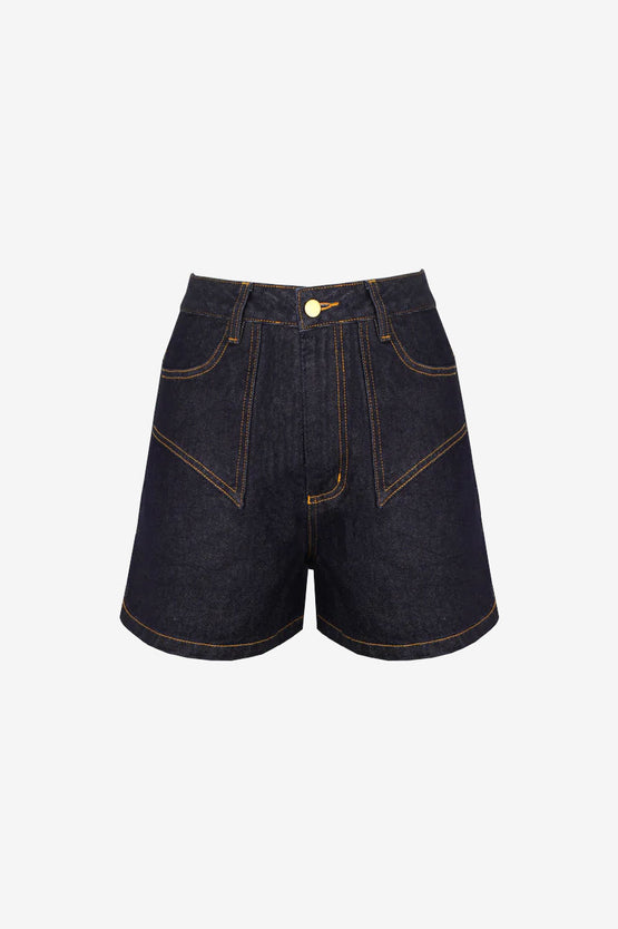 Ruby Clover Denim Short - Unwashed