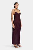 Ownley Alize Midi Dress - Plum