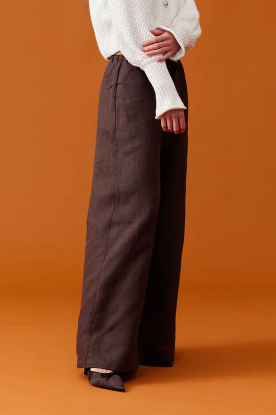 Ruby Andie Linen Pant - Java