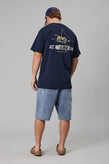 Just Another Fisherman Chilled Angler Tee - Navy