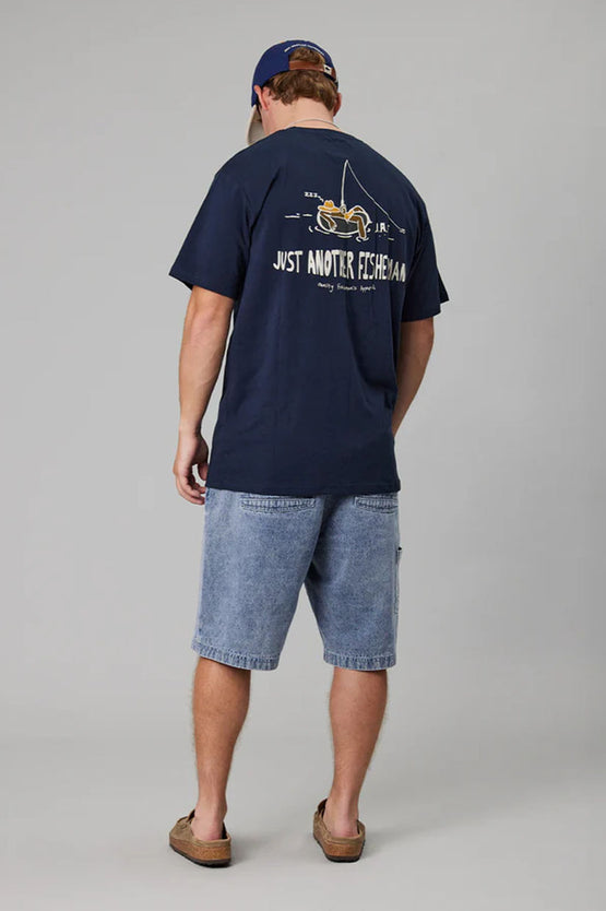 Just Another Fisherman Chilled Angler Tee - Navy