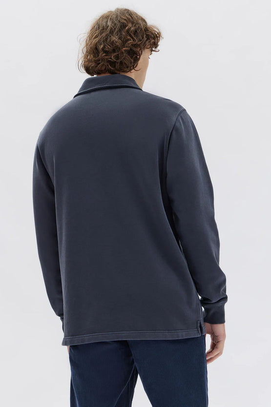 Assembly Ashby Fleece Polo - True Navy