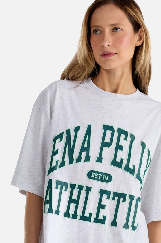 Ena Pelly Athletic Tee - White Jade