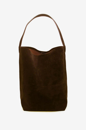 La Tribe Everyday XL Suede Bag - Brown