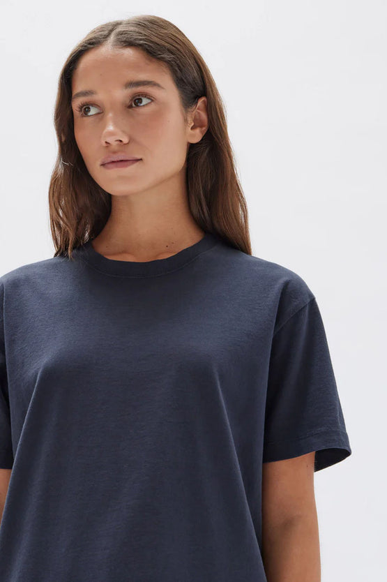 Assembly Organic Base Tee - True Navy