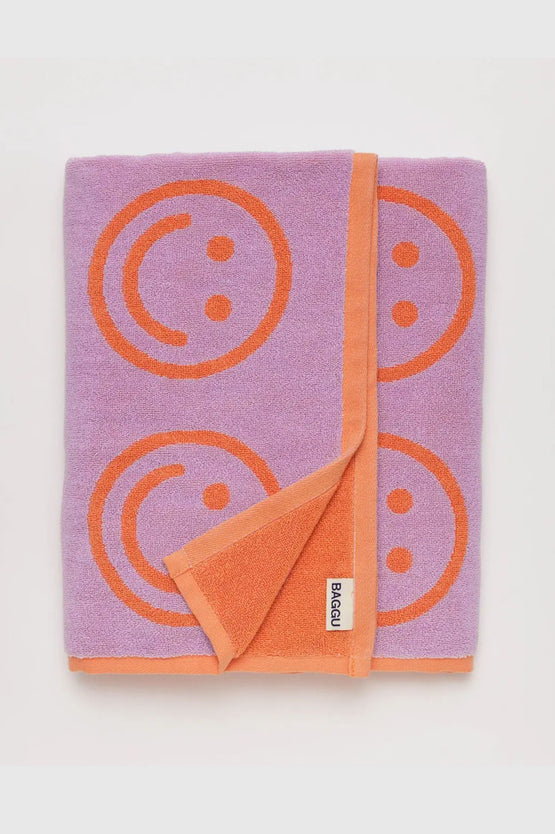 Baggu Bath Towel - Happy Lilac