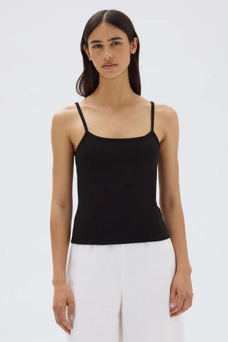 Assembly Baylee Rib Tank - Black