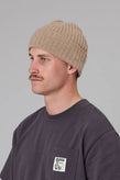 Just Another Fisherman Skipper Merino Beanie - Tan Marle