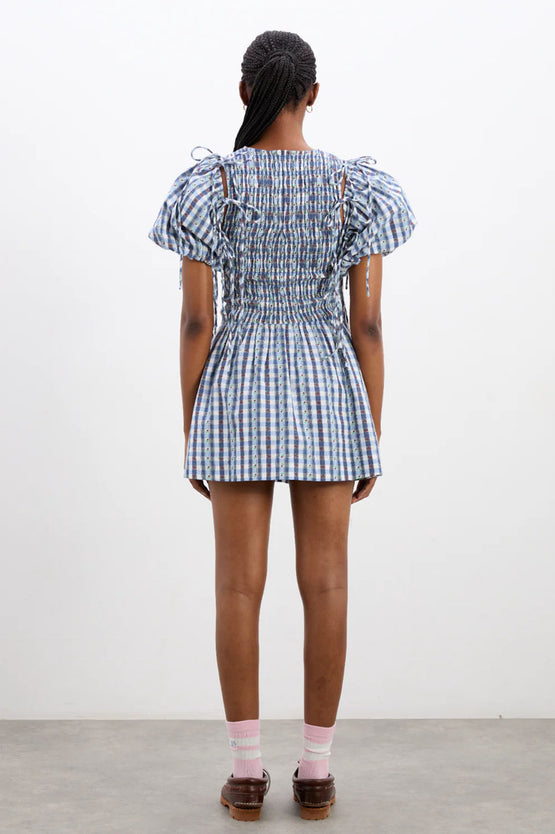Damson Madder Becca Mini - Blue Gingham