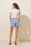 Ruby Clover Denim Short - Blue